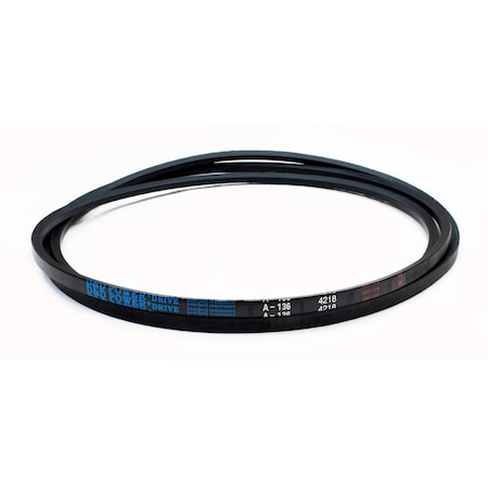 D&D A136 Classical V-Belt, 138 in Outside Length, 1/2 in Top Width, 1 Ribs A136